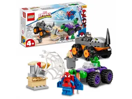 LEGO Marvel Spidey 10782 Hulks und Rhinos Truck Duell