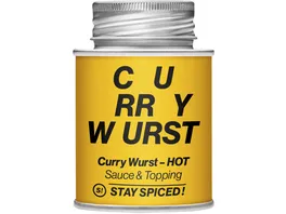 STAY SPICED Gewuerzmischung Curry Wurst Hot