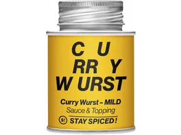 STAY SPICED Gewuerzmischung Curry Wurst Mild