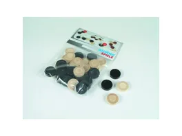 Weible Spiele Backgammon Steine 28 x 8 mm Spielsteine 03937