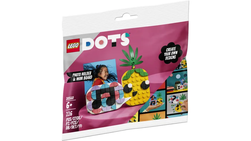 LEGO DOTS 30560 Ananas Fotohalter & Mini-Tafel