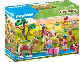 PLAYMOBIL 70997 Country Kindergeburtstag auf dem Ponyhof