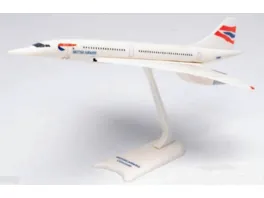 Herpa 613439 British Airways Aerospatiale BAC Concorde G BOAC 1 250
