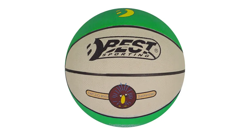 Best - Mini-Basketball (Größe: 3) 10147 Grün/Cremefarbend