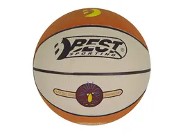 Best Mini Basketball Groesse 3 10148 Dunkelbraun Cremefarbend