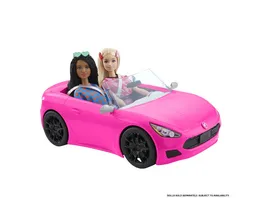 Barbie Auto Cabrio pink Puppenauto Zubehoer
