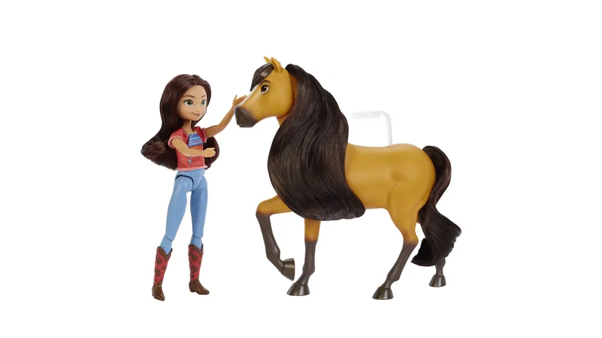 Spirit Puppe Lucky & Pferd Spirit, Pferde-Spielzeug