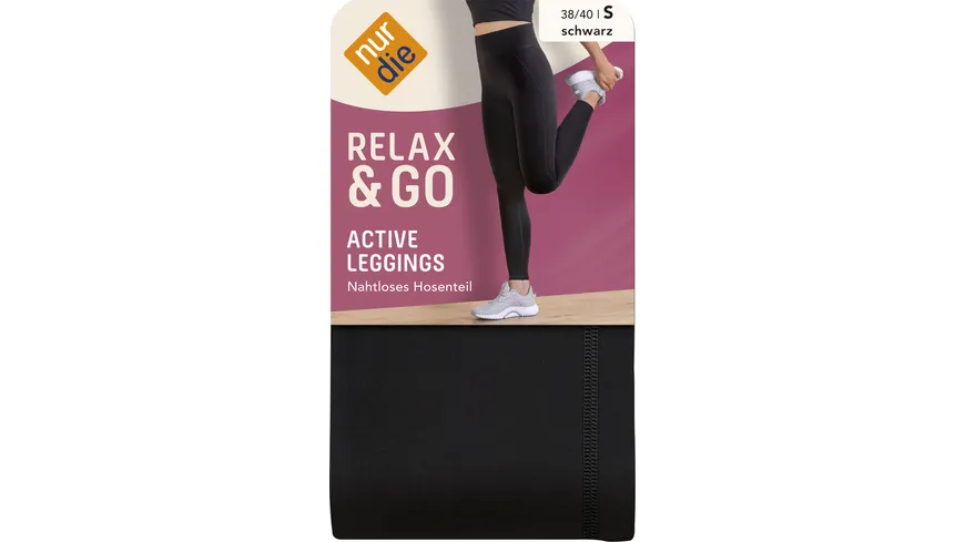 NUR DIE Damen Leggings Active Relax & Go 100 DEN
