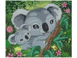 Craft Buddy Crystal Art Diamond Painting Card Kit Koala Umarmung