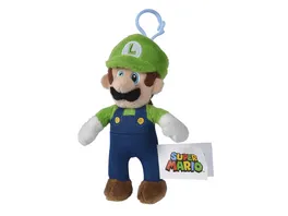 Super Mario Luigi Pluesch Schluesselanhaenger 15 cm