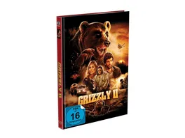GRIZZLY 2 REVENGE 2 Disc Mediabook Cover B Blu ray DVD Limited 999 Edition Uncut