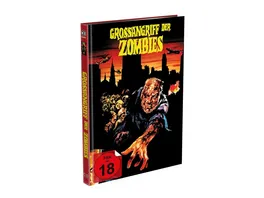 GROSSANGRIFF DER ZOMBIES 4 Disc Mediabook Cover B Blu ray DVD Bonus DVD Soundtrack CD Limited 999 Edition