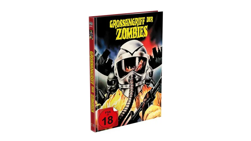 GROSSANGRIFF DER ZOMBIES - 4-Disc Mediabook Cover A (Blu-ray + DVD + Bonus-DVD + Soundtrack CD) Limited 999 Edition - Uncut