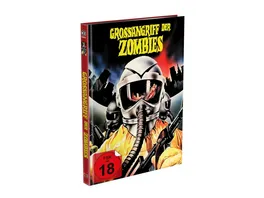 GROSSANGRIFF DER ZOMBIES 4 Disc Mediabook Cover A Limited Edition auf 999 Stueck Uncut Blu ray DVD Bonus DVD Soundtrack CD