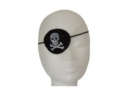 BestSaller 1535 Piraten Augenklappe mit Totenkopf