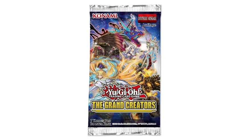 Yu-Gi-Oh Sammelkartenspiel - The Grand Creators Booster Pack
