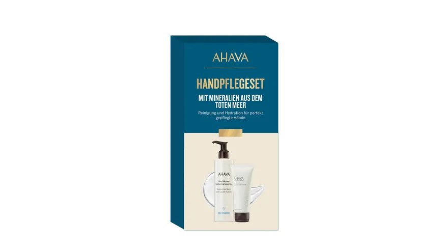 AHAVA Kit Mineral Hand Cream + Liquid Soap