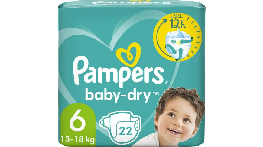 Pampers BABY DRY Windeln Gr.6 Extra Large 13-18kg Single Pack 22ST