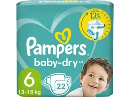Pampers BABY DRY Windeln Gr 6 Extra Large 13 18kg Single Pack 22ST