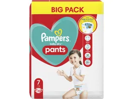 Pampers BABY DRY PANTS Windeln Gr 7 Extra Large 17 kg Big Pack 40ST
