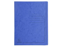 EXACOMPTA Schnellhefter A4 aus Colorspan 355g m2 Blau