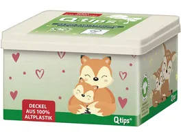 Q tips Bio Baby Pflegestaebchen Wuerfelbox