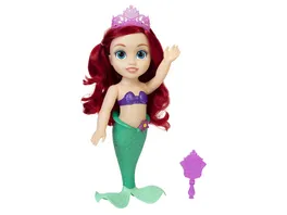 Jakks Pacific Disney Prinzessin Arielle mit Schwanzflosse und Haarbuerste 35 cm