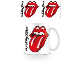 Rolling Stones Tasse White Tongue