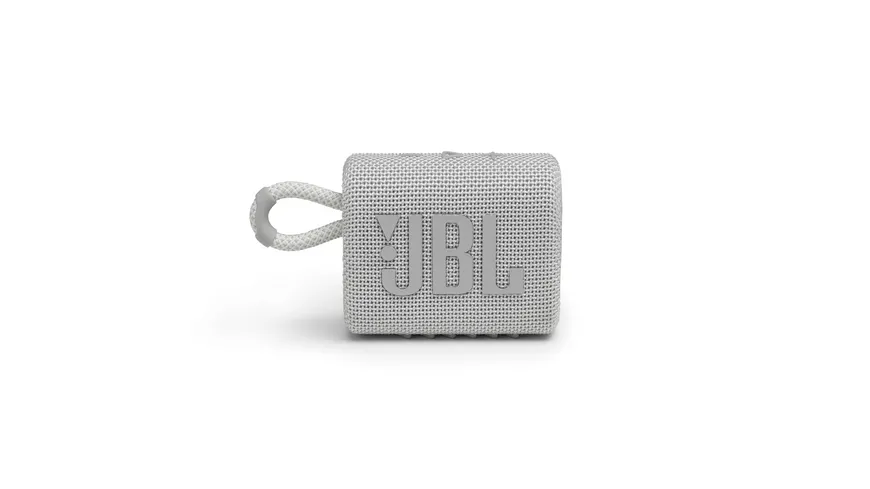 JBL GO 3 Bluetooth Lautsprecher weiß