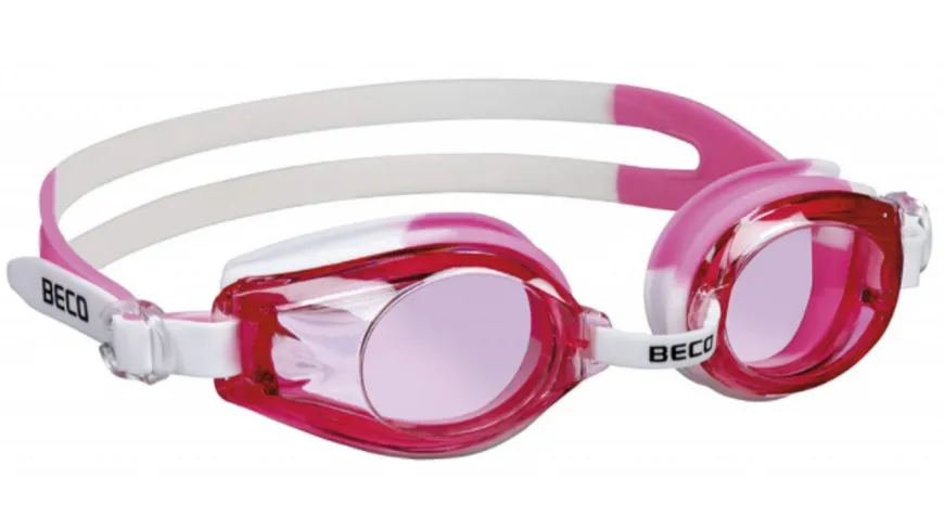 BECO - Kids Swimming Goggles RIMINI 12+ weiß/pink