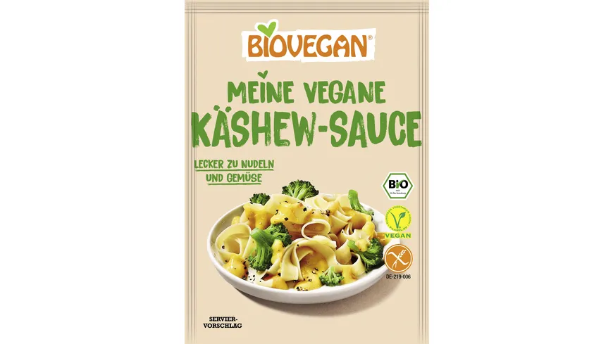BIOVEGAN Bio Meine Vegane Käshew Sauce