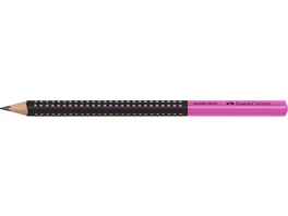 FABER CASTELL Bleistift Jumbo Grip Two Tone schwarz pink