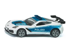 SIKU 1525 Super Chevrolet Corvette ZR1 Polizei