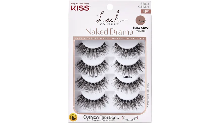 KISS Wimpernband Lash Couture Naked Drama Ruffle