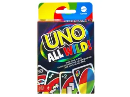 Mattel Games UNO All Wild Kartenspiel Familienspiel
