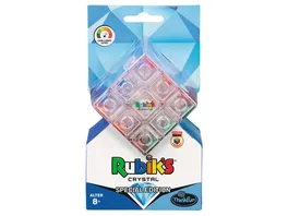 ThinkFun Rubik s Crystal Der transparente Rubik s Cube Ein Sammlerstueck und Denkspiel fuer Erwachsene und Kinder ab 8 Jahren
