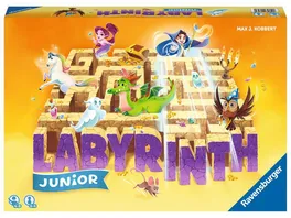 Ravensburger Spiel Junior Labyrinth Familienklassiker fuer die Kleinen Spiel fuer Kinder ab 4 Jahren
