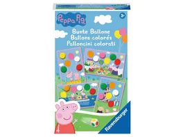 Ravensburger Spiel Peppa Pig Bunte Ballone Lustiges Farbwuerfelspiel fuer Kinder ab 3 Jahren