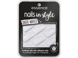 essence nails in style 11 Blank Canvas