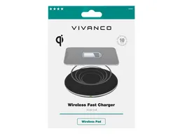 Vivanco Wireless Fast Charger induktives QI Ladepad 10W