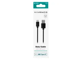 Vivanco Charging Cable USB Type C Daten und Ladekabel 0 5m