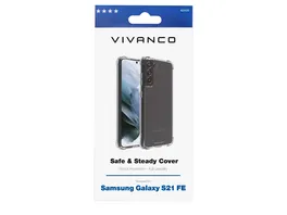 Vivanco Safe and Steady Anti Shock Cover fuer Samsung Galaxy S21 FE