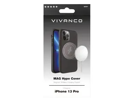 Vivanco Mag Hype Cover Magnetic Wireless Charging Support fuer iPhone 13 Pro