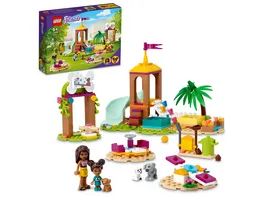 LEGO Friends 41698 Tierspielplatz Spielset mit Tieren und Andrea
