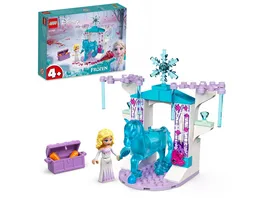 LEGO Disney Princess 43209 Elsa und Nokks Eisstall aus Die Eiskoenigin
