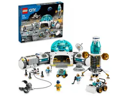 LEGO City 60350 Mond Forschungsbasis Weltraum Spielzeug ab 7 Jahre