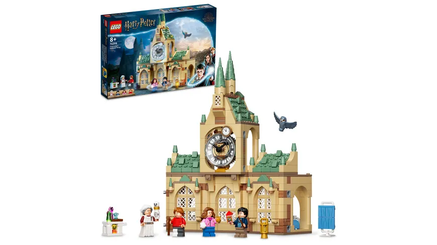 LEGO Harry Potter 76398 Hogwarts Krankenflügel, Schloss mit Minifiguren