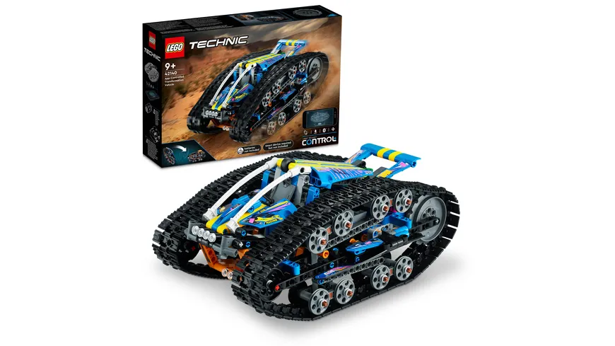 LEGO Technic 42140 App-gesteuertes Transformationsfahrzeug, RC Auto