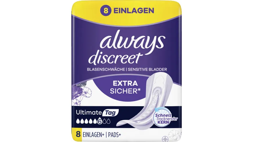 Always Discreet Inkontinenz Ultimate Tag 8ST