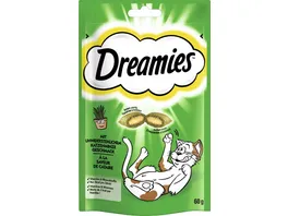 DREAMIES Portionsbeutel mit Katzenminze Geschmack 60g